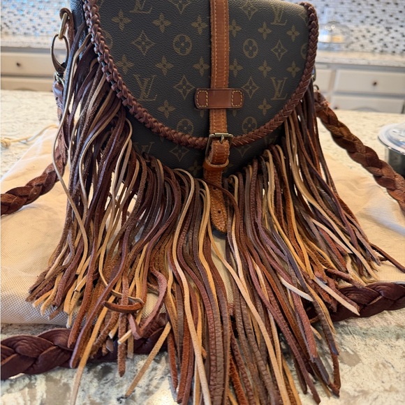 Louis Vuitton Monogram Brown Crossbody with Fringe - Picture 7 of 10